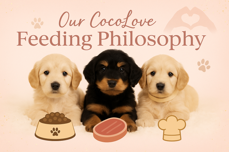 Goldendoodle Puppy Feeding Plan by CocoLove Doodles